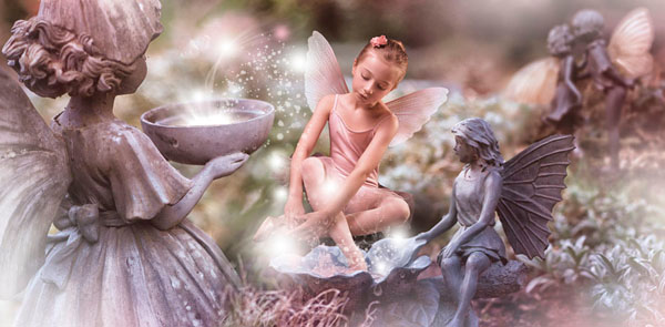 Photograph Vicki Lea Boulter Garden Fairy on One Eyeland